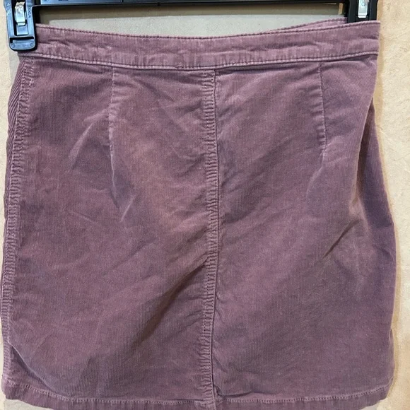 Purple Corduroy Mini Skirt Mossimo size 00 - Picture 3 of 4